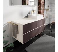 hansgrohe Xevolos E Meuble bas pour plan de toilette, 4 tiroirs, 54240730,