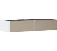 hansgrohe Xevolos E meuble sous lavabo, 2 tiroirs, 1 découpe à gauche, 1370x550x275mm, pour console avec vasque à poser, 54319390
