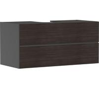 hansgrohe Xevolos E Meuble sous-lavabo, 2 tiroirs, 1 découpe au centre, 1180x550x555mm, pour plan de toilette à poser, 54195730