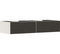 hansgrohe Xevolos E meuble sous lavabo, 2 tiroirs, 1 découpe au centre, 1370x550x275mm, pour console avec vasque à poser, 54317660