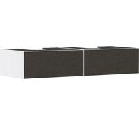 hansgrohe Xevolos E meuble sous lavabo, 2 tiroirs, 1 découpe au centre, 1370x550x275mm, pour console avec vasque à poser, 54316660