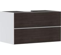 hansgrohe Xevolos E Meuble sous-lavabo, 2 tiroirs, 1 découpe au centre, 980x550x555mm, pour plan de toilette à poser, 54190730