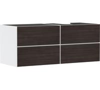 hansgrohe Xevolos E Meuble sous-lavabo, 4 tiroirs, 1 découpe à droite, 1370x550x555mm, pour console avec vasque à poser à droite, 54239730