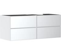 Hansgrohe Meuble sous-lavabo Xevolos E, 4 tiroirs, 1 découpe à droite, 1370×550×555 mm, blanc