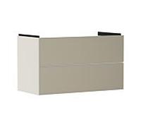 hansgrohe Xevolos E meuble sous-vasque 54182390 980x555x475mm, 2 tiroirs, beige sable mat, structure bronze