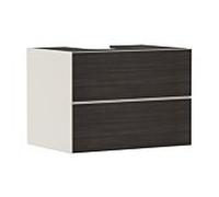 hansgrohe Xevolos E meuble sous-vasque 54188730 780x555x550mm, 2 tiroirs, beige sable mat, chêne foncé