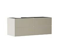 hansgrohe Xevolos E Meuble sous-lavabo, 4 tiroirs, 1 découpe à gauche, 1370x550x555mm, pour console avec vasque à poser à gauche, 54237390