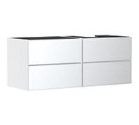 Hansgrohe Meuble sous-lavabo Xevolos E, 4 tiroirs, 1 découpe à droite, 1370×550×555 mm, blanc