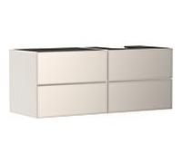 hansgrohe Xevolos E meuble sous-vasque 54240790 1370x555x550mm, 4 tiroirs, droite, beige sable mat, beige sable métallisé