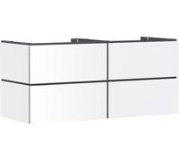 Hansgrohe Meuble sous-lavabo suspendu Xilesa E 137,5x55x62 cm 4 tiroirs Blanc mat 54305700