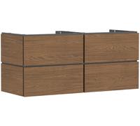Hansgrohe Xilesa E armoire 137.5x55x62 cm sous-lavabo suspendu chêne 54305550