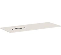 hansgrohe Xilesa E Console avec découpe à gauche pour lavabo à poser, sans trou pour robinetterie, 1375x550x16mm, 54278780