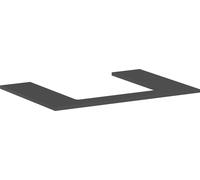 hansgrohe Xilesa E Console avec découpe au centre pour lavabo à poser, 780x550x16mm, 54269760