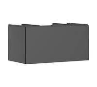 hansgrohe Xilesa E meuble sous-lavabo, 1 tiroir, pour console découpe au centre, 980x550x500mm, 54266760, Couleur: Gris ardoise mat