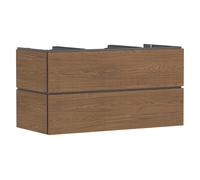 hansgrohe Xilesa E meuble sous-lavabo, 2 tiroirs, pour console découpe au centre, 1180x550x620mm, 54303550, Couleur: Chêne Cachemire