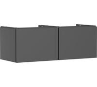 hansgrohe Xilesa E meuble sous lavabo, 2 tiroirs, pour console découpe au centre, 1375x550x500mm, 54268760