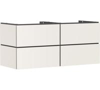 hansgrohe Xilesa E meuble sous-lavabo, 4 tiroirs PushOpen, pour plan de toilette découpe au centre, 1375x550x620mm, 54306780