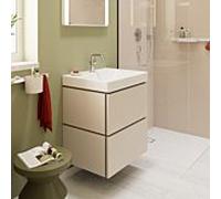Hansgrohe Meuble sous-lavabo Xilesa E 58x47x62 cm suspendu - 2 tiroirs PushOpen - sable mat 54293780