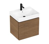 hansgrohe Xilesa E meuble sous-lavabo pour lavabos, 1 tiroir, 580x470x500mm, 54253550, Couleur: Chêne Cachemire