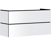 hansgrohe Xilesa E meuble sous-lavabo pour lavabos, 2 tiroirs, 1180x470x620mm, 54264700, Couleur: Blanc mat