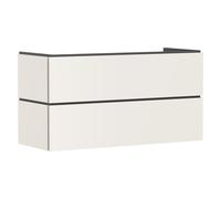 hansgrohe Xilesa E meuble sous-lavabo pour lavabos, 2 tiroirs, 1180x470x620mm, 54264780, Couleur: Beige sable mat