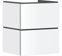 Meuble sous-vasque Hansgrohe Xilesa E 54252700 530x470mm, 2 tiroirs, pour lavabo, sans PushOpen, blanc mat