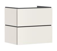 hansgrohe Xilesa E meuble sous-lavabo pour lavabos, 2 tiroirs, 680x470x620mm, 54258780, Couleur: Beige sable mat