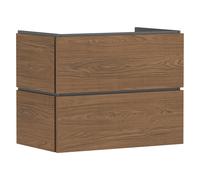 hansgrohe Xilesa E meuble sous-lavabo pour lavabos, 2 tiroirs, 780x470x620mm, 54260550, Couleur: Chêne Cachemire