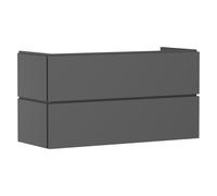 Hansgrohe Meuble sous-lavabo suspendu Xilesa E 118×47×62 cm 2 tiroirs PushOpen gris ardoise 54298760