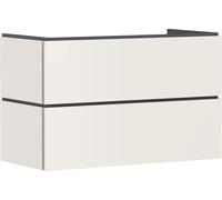 hansgrohe Xilesa E Meuble sous-lavabo pour lavabos, 2 tiroirs PushOpen, 980x470x620mm, 54297780