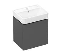 hansgrohe Xilesa E Meuble sous-lavabo pour lave-mains, 1 tiroir, 480x380x500mm, 54247760, Couleur: Gris ardoise mat