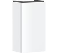 hansgrohe Xilesa E Meuble sous-lavabo pour lave-mains, charnière de porte à gauche, 340x240x620mm, 54243700, Couleur: Blanc mat
