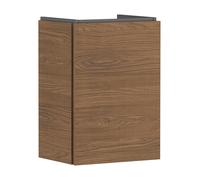 hansgrohe Xilesa E Meuble sous-lavabo pour lave-mains, charnière de porte à gauche, 430x330x620mm, 54245550, Couleur: Chêne Cachemire
