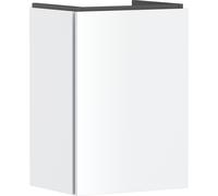 hansgrohe Xilesa E Meuble sous-lavabo pour lave-mains, charnière de porte à gauche, 430x330x620mm, 54245700, Couleur: Blanc mat