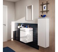 hansgrohe Xilesa E Armoire mi-haute, 1 porte, charnières à droite, 400x200x1065mm, 54282700, Couleur: Blanc mat