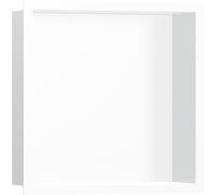 hansgrohe Niche murale XtraStoris 56099700 30x30x10cm, avec cadre design, blanc mat, blanc mat