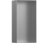 hansgrohe Niche murale XtraStoris 56070800 30x15x10cm, avec Rahmen ouvert, optique en acier inoxydable