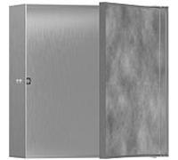 hansgrohe Niche murale XtraStoris 56085800 30x30x10cm, avec porte à carreler, optique inox