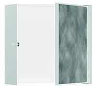 hansgrohe Niche murale XtraStoris 56091700 30x30x14cm, avec porte à carreler, blanc mat