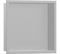 hansgrohe XtraStoris niche murale originale 56093380 avec Rahmen , 300 x 300 x 70 mm, gris béton