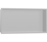 hansgrohe XtraStoris, niche murale originale avec cadre, 300/600/100, couleur gris béton