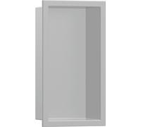 hansgrohe XtraStoris Original Niche murale avec cadre, 300x150x100 mm, 56057380, Couleur: Gris béton