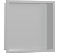 hansgrohe XtraStoris Original Niche murale avec cadre, 300x300x100 mm, 56057, 56061380, Couleur: Gris béton