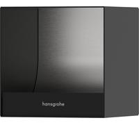 hansgrohe XtraStoris porte-rouleau de papier toilette encastrable original 56065670 150x150x140mm, noir mat