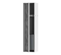 Hansgrohe XtraStoris Rock - Boîte à brosse WC à encastrer, avec étagère, blanc mat 56060700