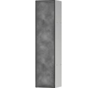 hansgrohe XtraStoris Rock Porte-brosse WC, avec tablette, porte carrelable, sans cadre, 145x140x595mm, 56060800