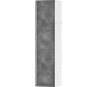 hansgrohe XtraStoris Rock Porte-brosse WC, avec tablette, porte carrelable, sans cadre, 145x140x595mm, 56060700
