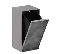 Hansgrohe XtraStoris Rock poubelle 2.5 l acier 56063800