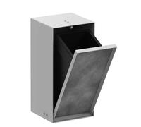 Hansgrohe XtraStoris Rock - Poubelle à encastrer 2,5 L, blanc mat 56063700