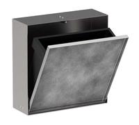 Hansgrohe XtraStoris Rock - Poubelle à encastrer 4 l, acier brossé 56089800